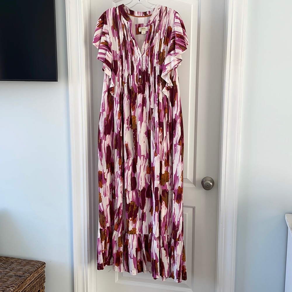 Anthropologie Maeve Cassandra Maxi Dress